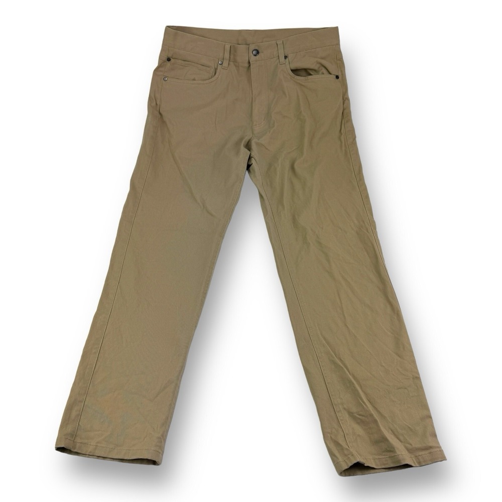 FootJoy‎ FJ Tan 5 Pocket Cotton Spandex Straight Leg Light Jeans Mens 34x29
